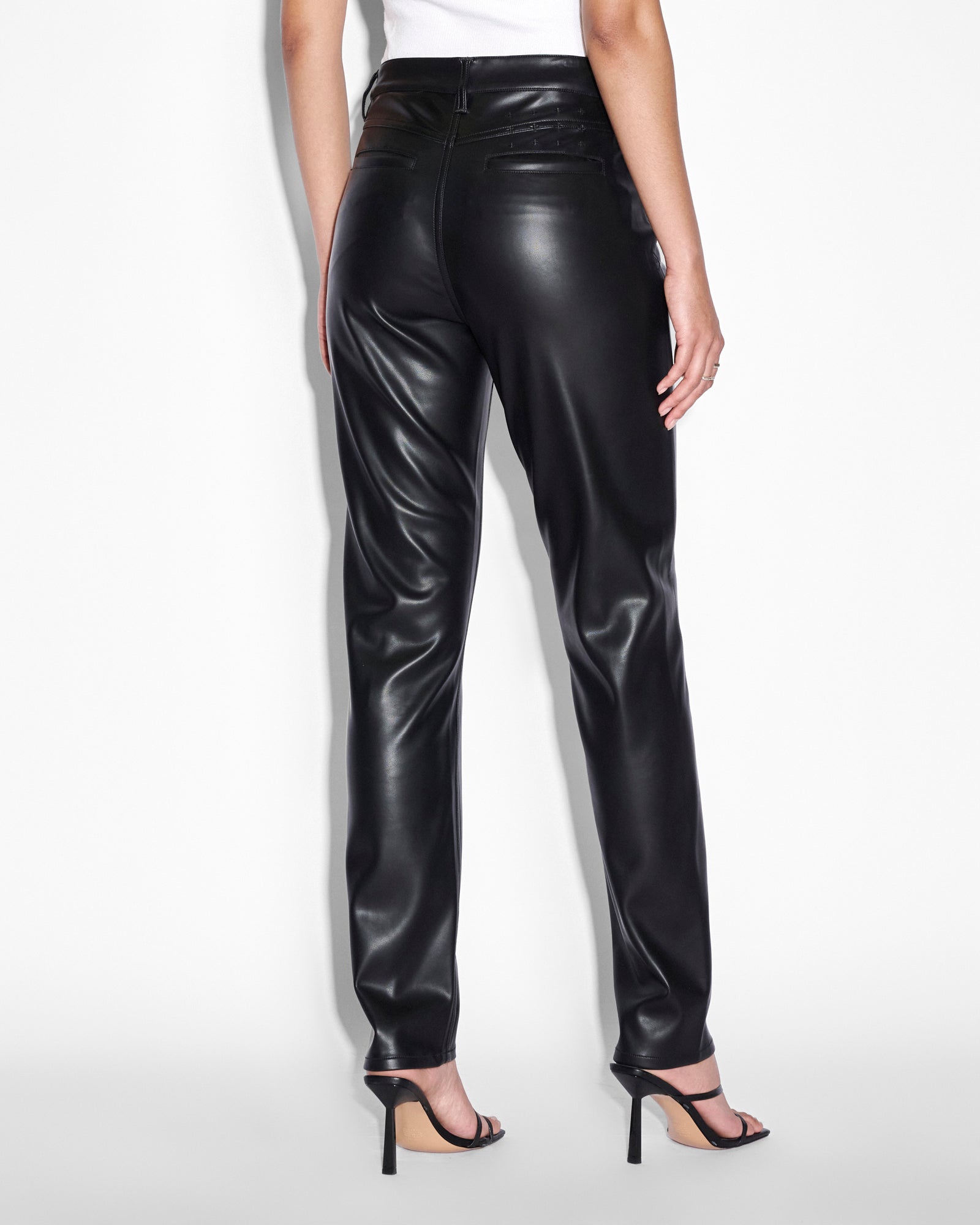 WOMENS  VIVIENNE PANT BLACK SLIM PANTS