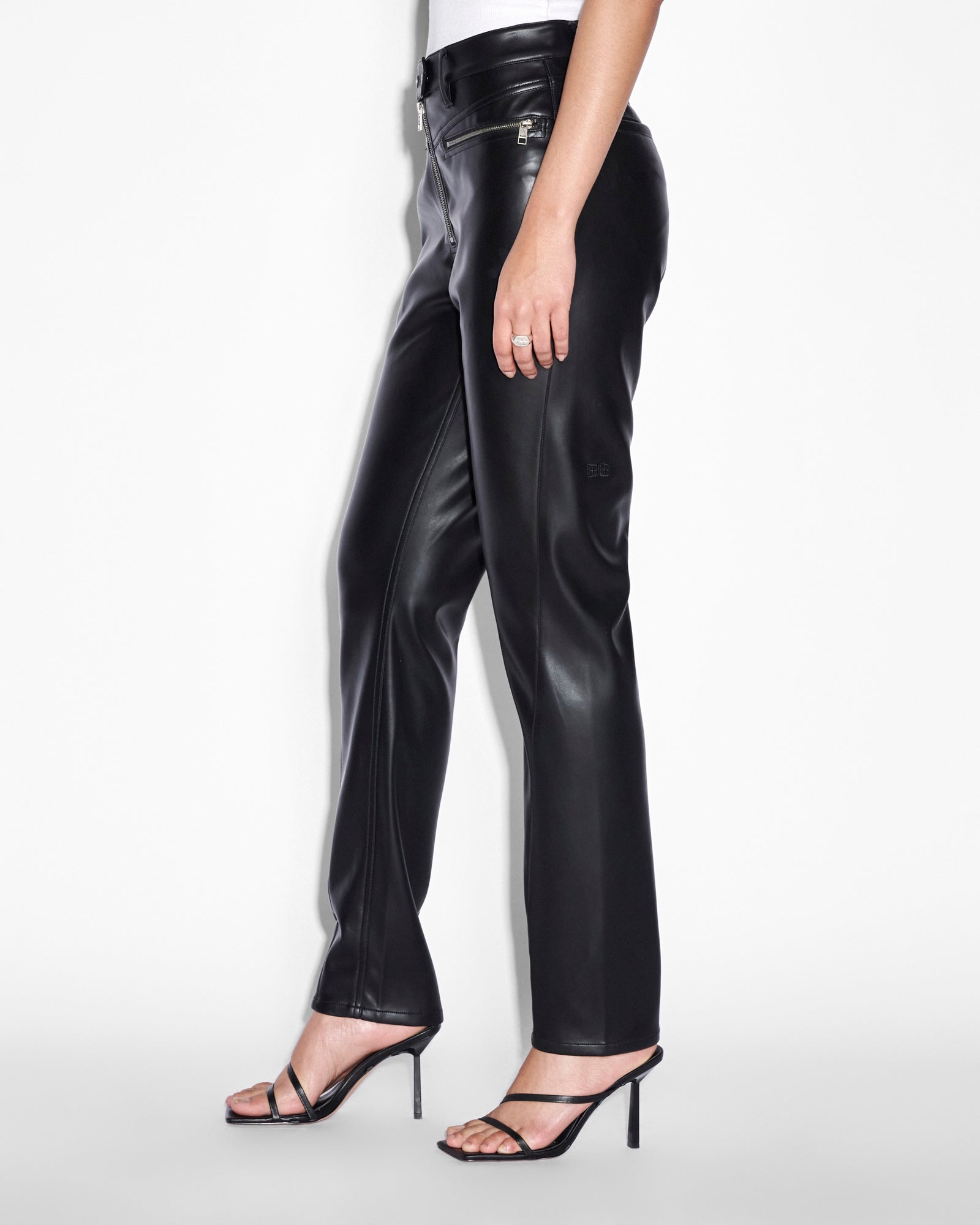 WOMENS  VIVIENNE PANT BLACK SLIM PANTS
