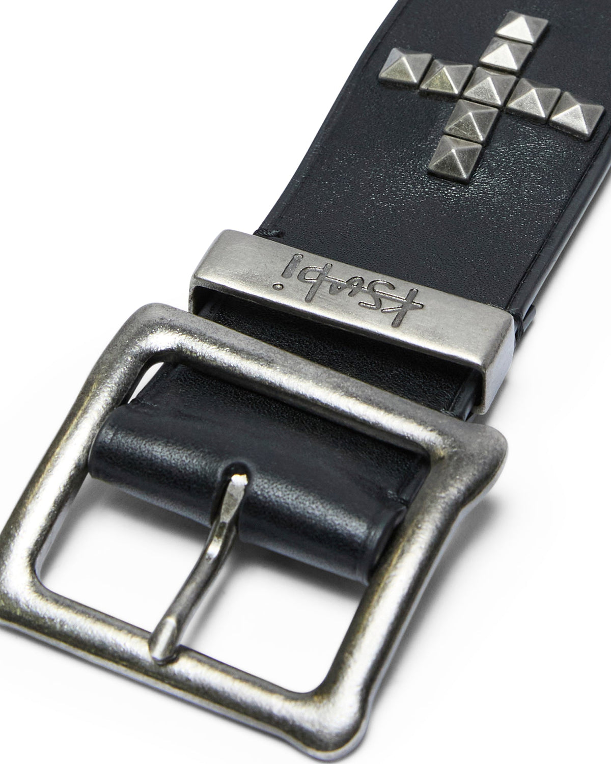 PLUS STUD BELT BLACK