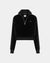 RICHIE HALF ZIP CROP BLACK