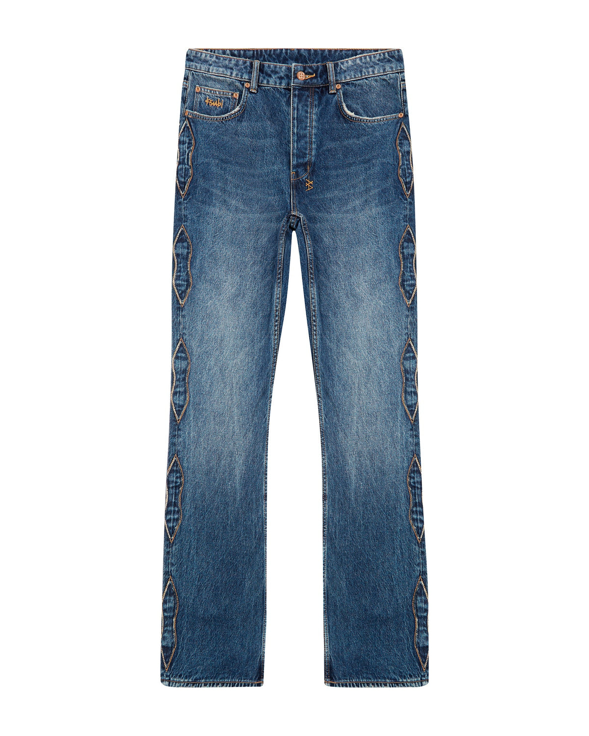 MENS ROPED DOUBLEDOWN BRONKO ANTIQUE KRAFT DENIM JEANS