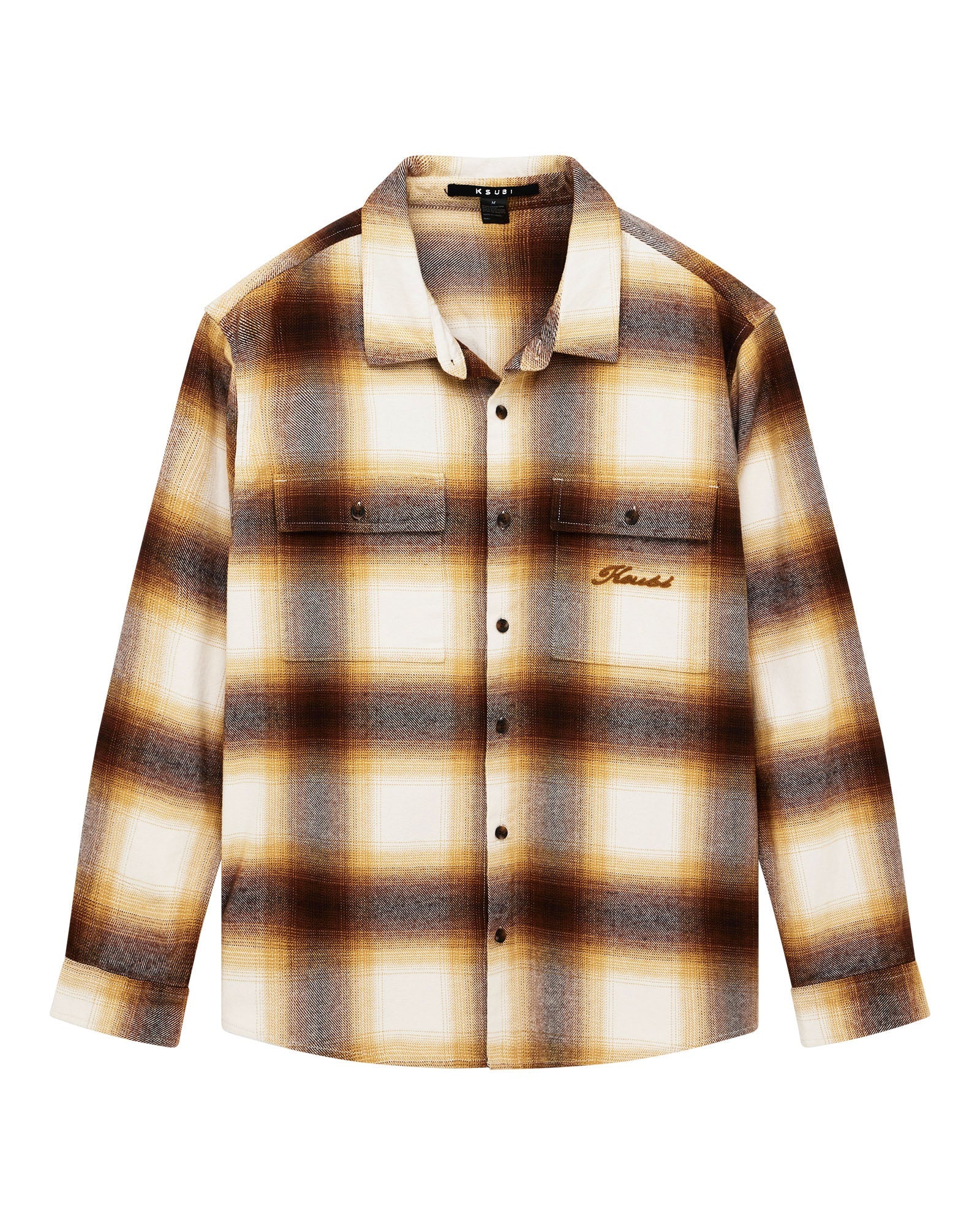 MENS  ROSEBOWL LS SHIRT BURNT ORANGE REGULAR SHIRTS