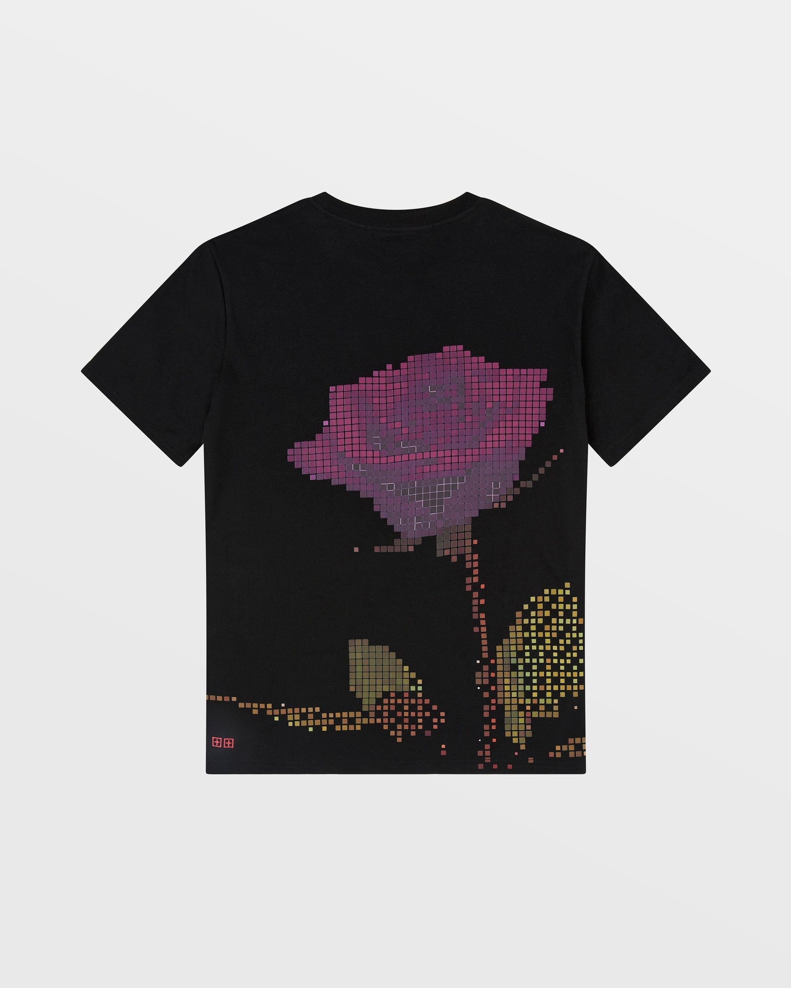 PIXEL KASH SS TEE JET BLACK