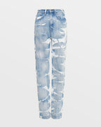 Womens Playback Motley Straight Denim Jeans - Multi Colour