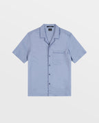 Mens Downtown Ss Shirt Lake Regular Shirts - Blue