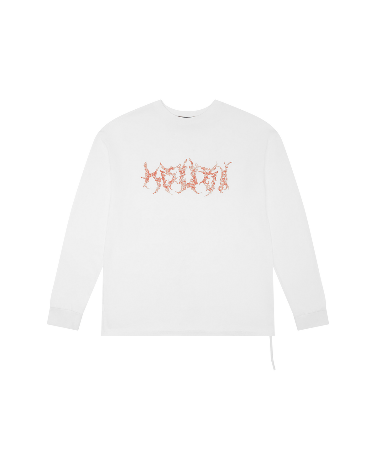 Mens Sabbath Biggie Ls Tee Vintage White Oversized Tees - White
