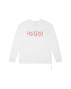 Mens Sabbath Biggie Ls Tee Vintage White Oversized Tees - White