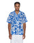 MENS  LAGOON SS RESORT SHIRT BLUE REGULAR SHIRTS