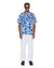 MENS  LAGOON SS RESORT SHIRT BLUE REGULAR SHIRTS