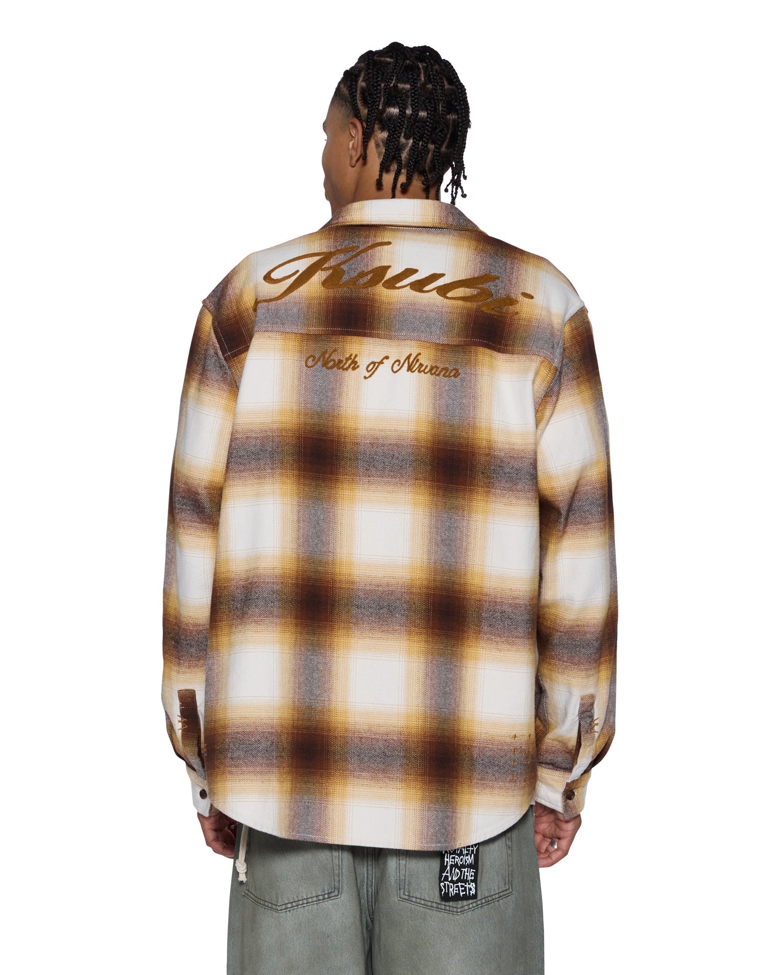 MENS  ROSEBOWL LS SHIRT BURNT ORANGE REGULAR SHIRTS