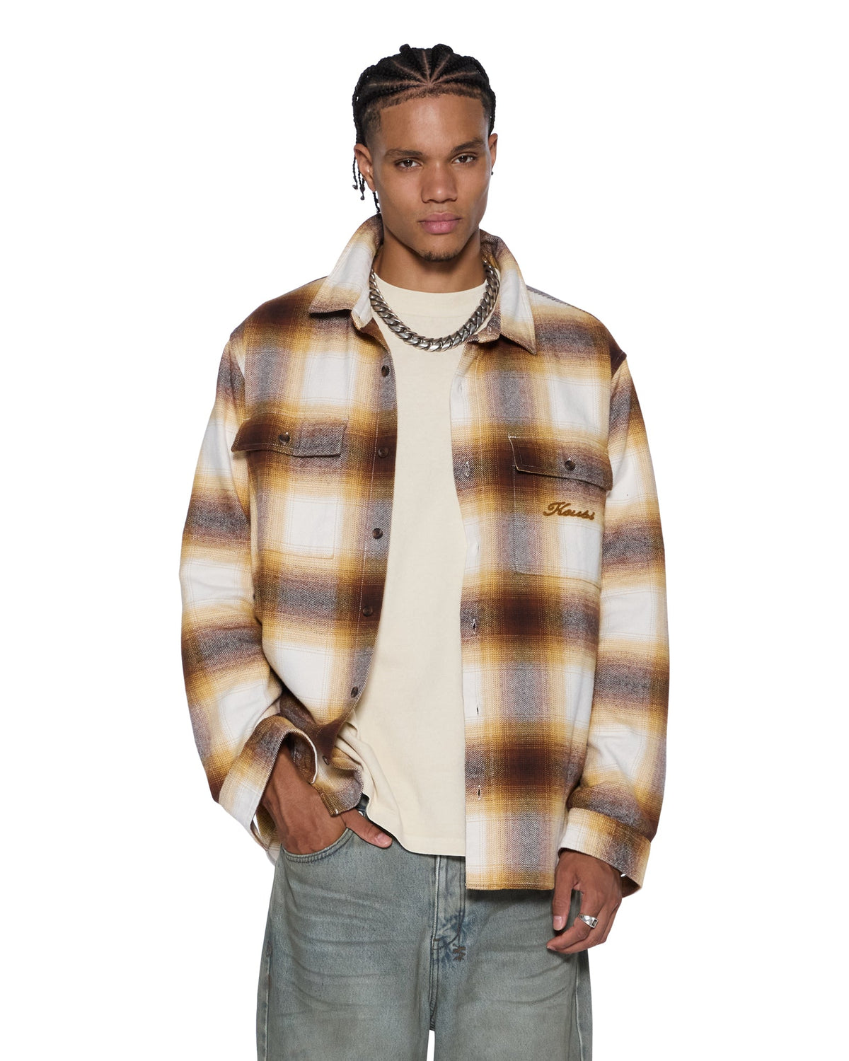 ROSEBOWL LS SHIRT BURNT ORANGE