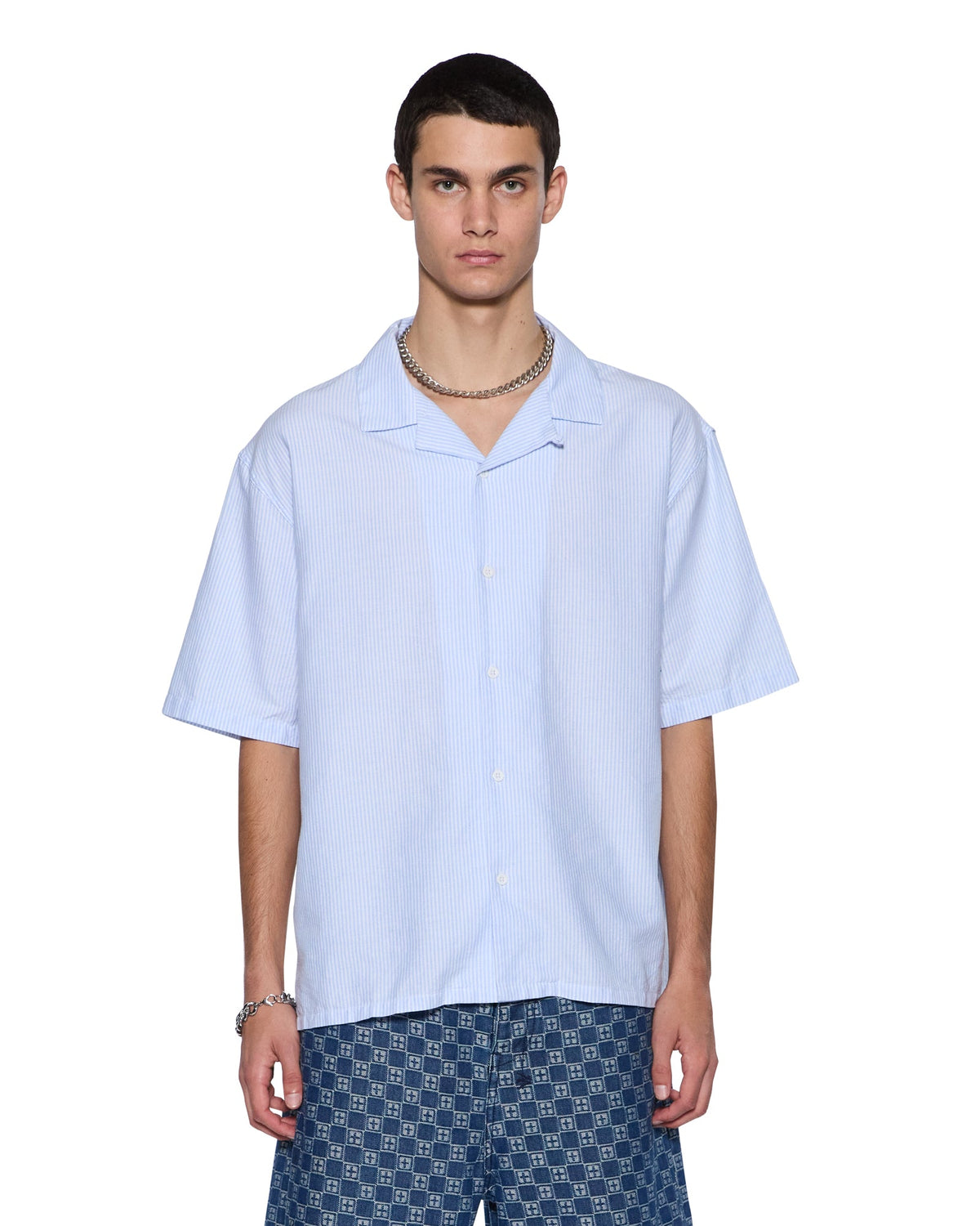 CARING DINER SS SHIRT TRU STRIPE