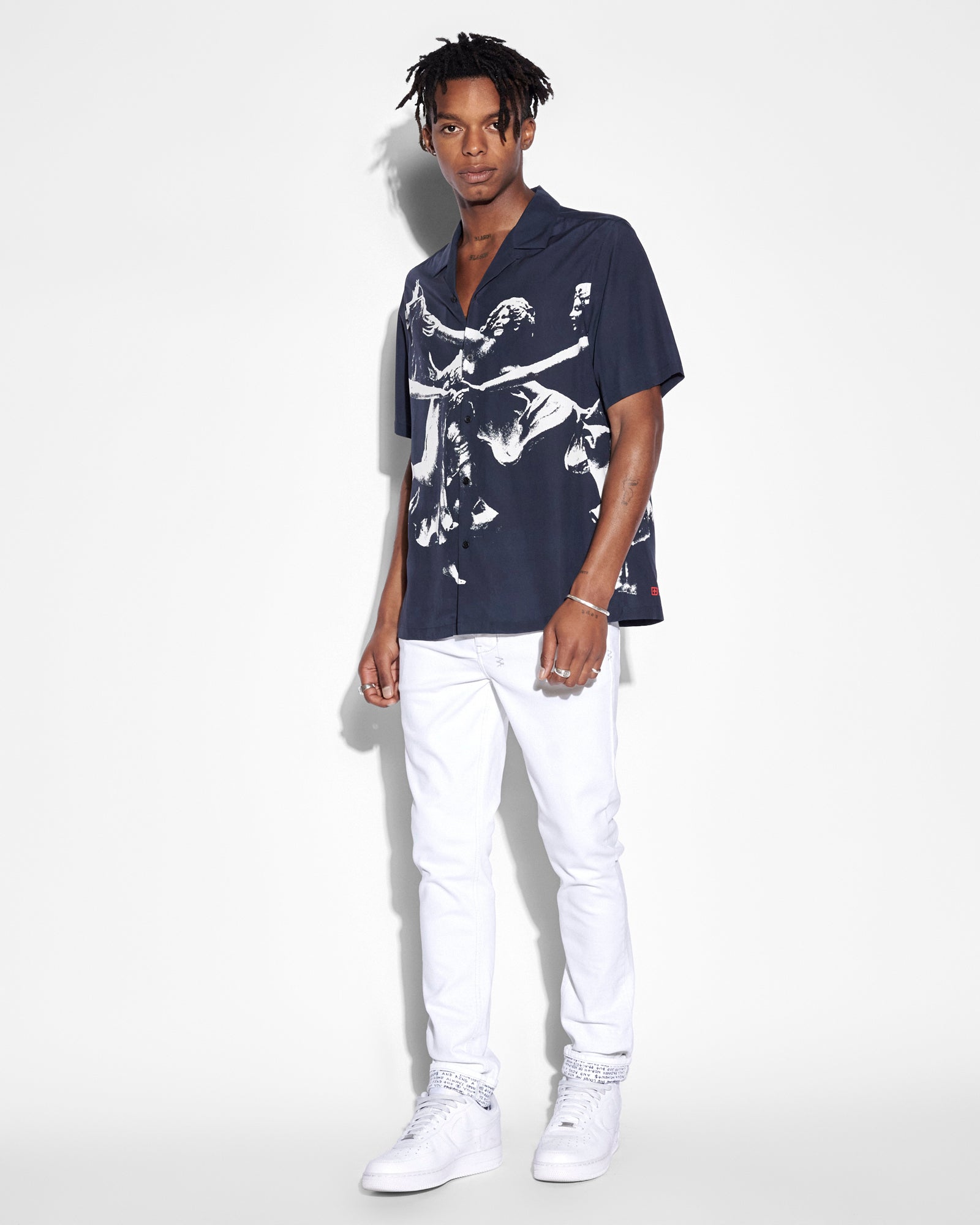 MENS  CHITCH WHITENOISE SLIM DENIM JEANS