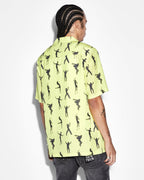 Mens Dance Klass Resort Ss Shirt Daylite Regular Shirts - Green