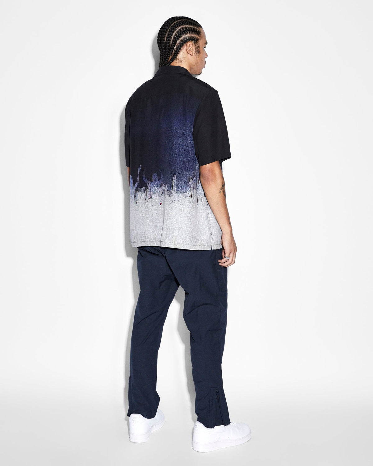 Mens Dance Klass Resort Ss Shirt Multi Regular Shirts - Multi Colour