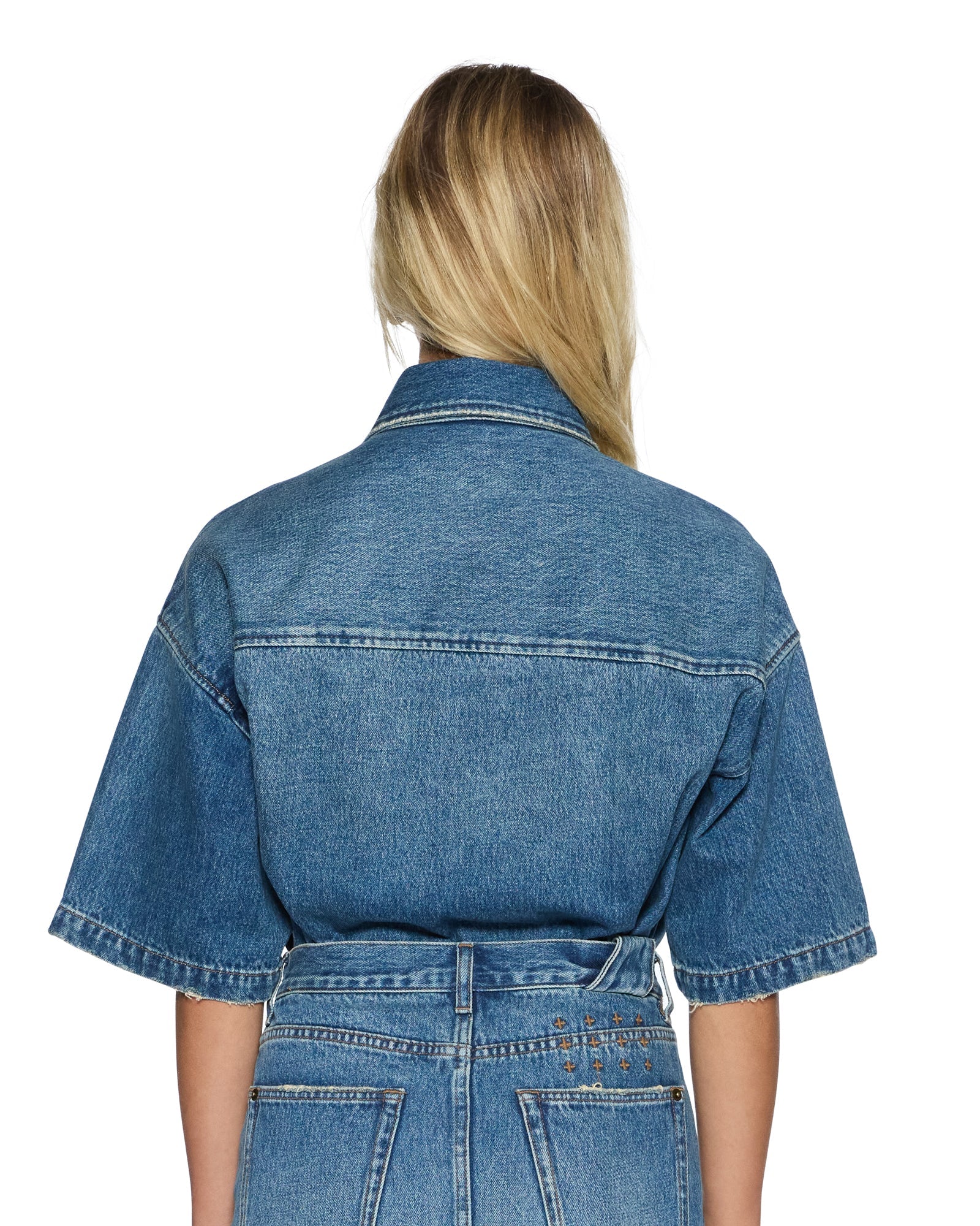 WOMENS  GARAGE SS SHIRT AGED RELAXED SHIRTS