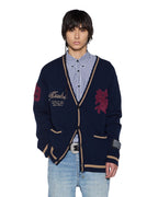 MENS PLAYOFF CARDIGAN NAVY KNITWEAR