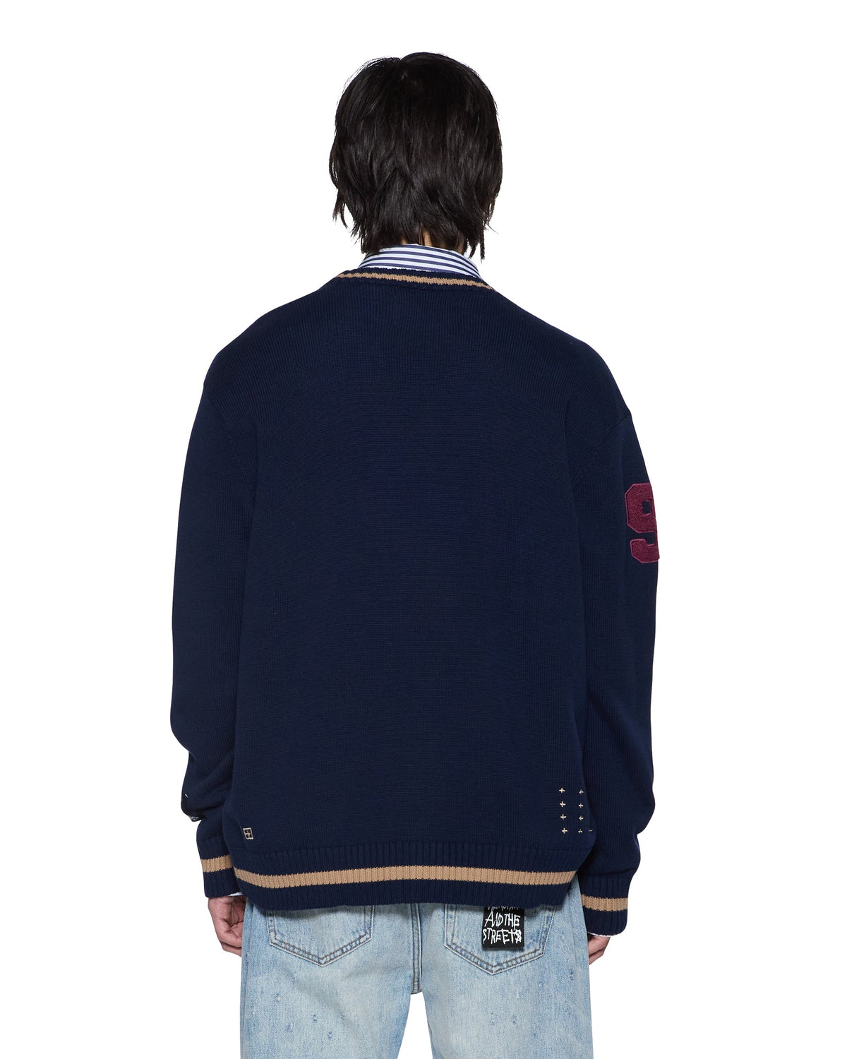 PLAYOFF CARDIGAN NAVY