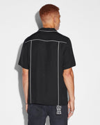 Mens Ksubi Downtown Resort Ss Shirt Black Regular Shirts - Black