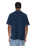 MENS LOUNGE SS RESORT SHIRT NAVY SHIRTS