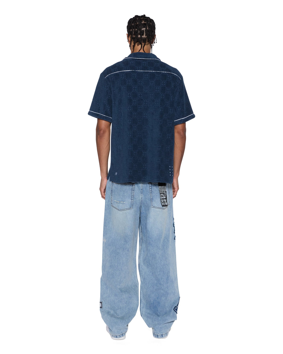 LOUNGE SS RESORT SHIRT NAVY