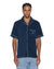 MENS  LOUNGE SS RESORT SHIRT NAVY REGULAR SHIRTS