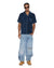 MENS  LOUNGE SS RESORT SHIRT NAVY REGULAR SHIRTS