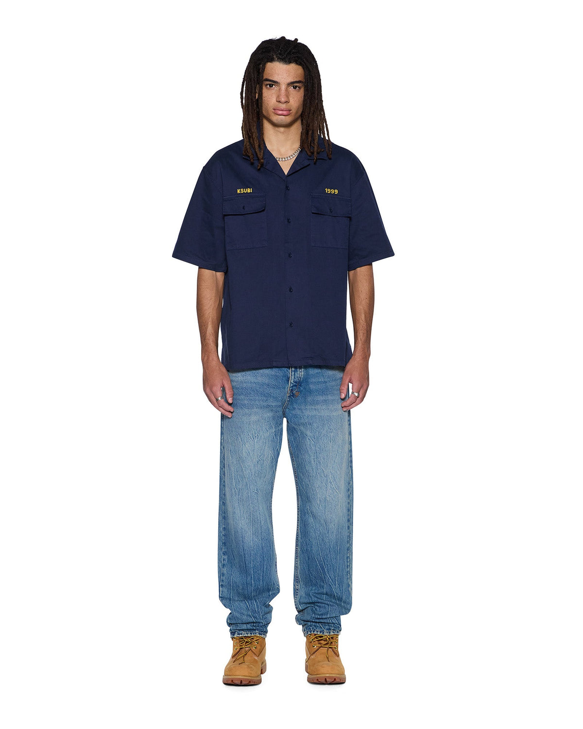 MEKANIK BOILER SS SHIRT INK BLUE