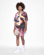 Mens Mind State Resort Ss Shirt Multi Regular Shirts - Multi Colour