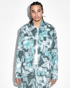 Mens Program Ls Shirt Green Dye Relaxed Shirts - Green