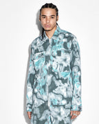 Mens Program Ls Shirt Green Dye Relaxed Shirts - Green