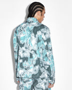 Mens Program Ls Shirt Green Dye Relaxed Shirts - Green