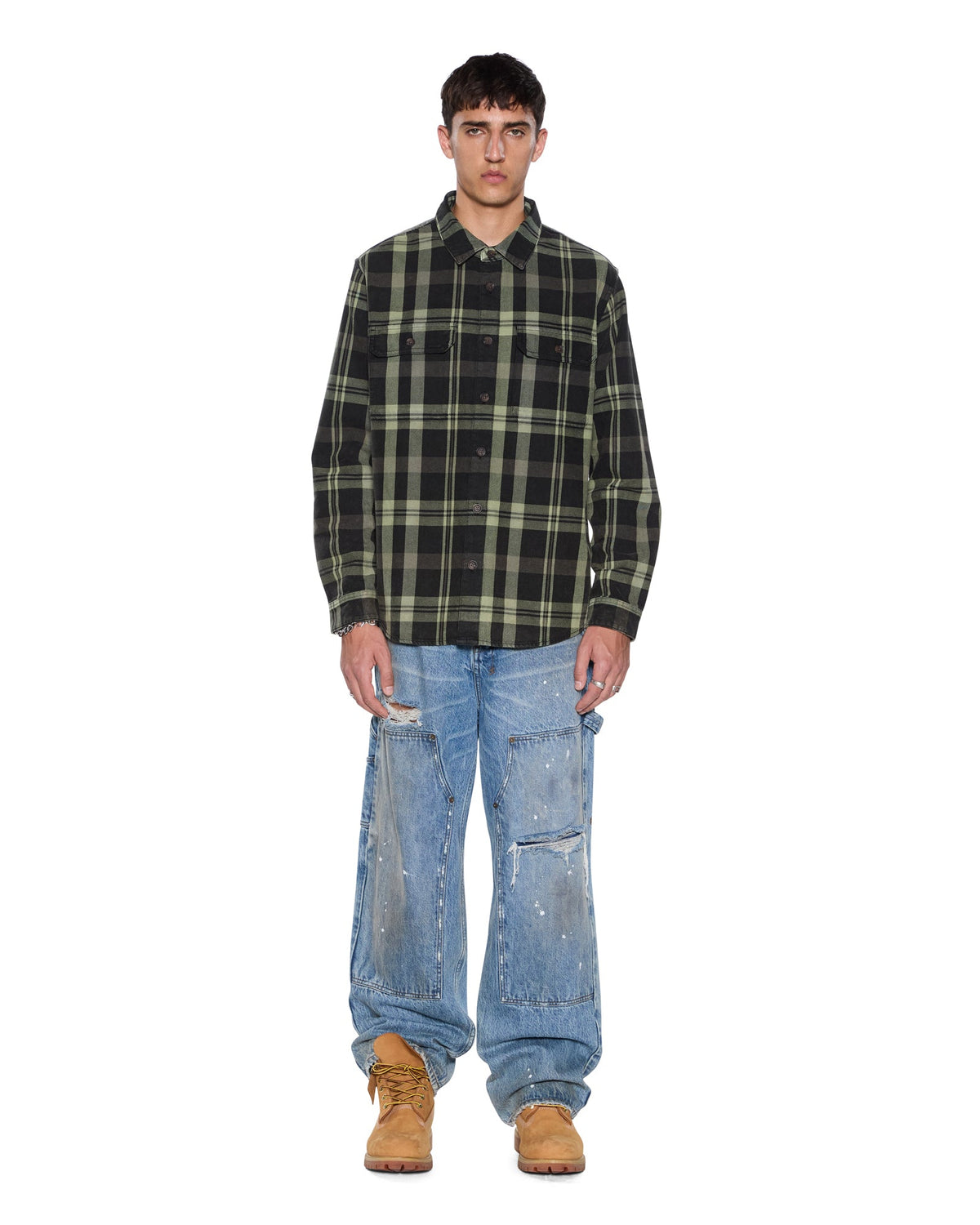 ROSEBOWL LS SHIRT 1999 KHAKI CHECK