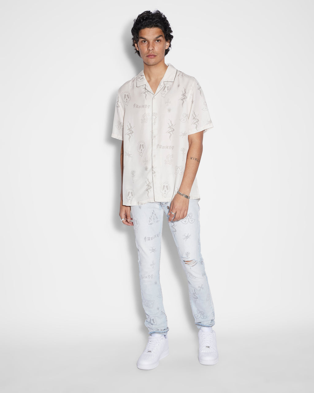Mens Chitch Stik N Poke Slim Denim Jeans - Denim