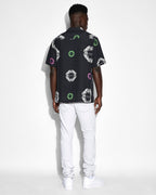 Mens Unityfly Resort Ss Shirt Black Regular Shirts - Black