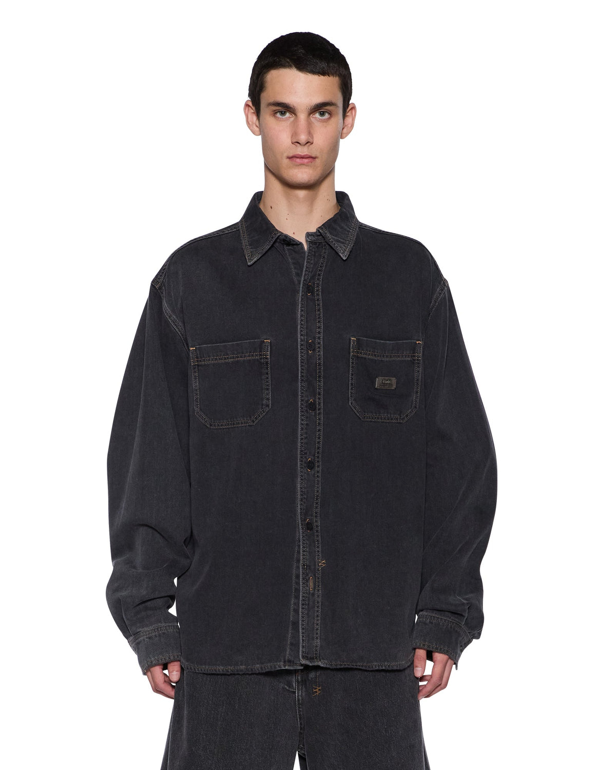 VULTURE DENIM LS SHIRT BAXTER BLACK