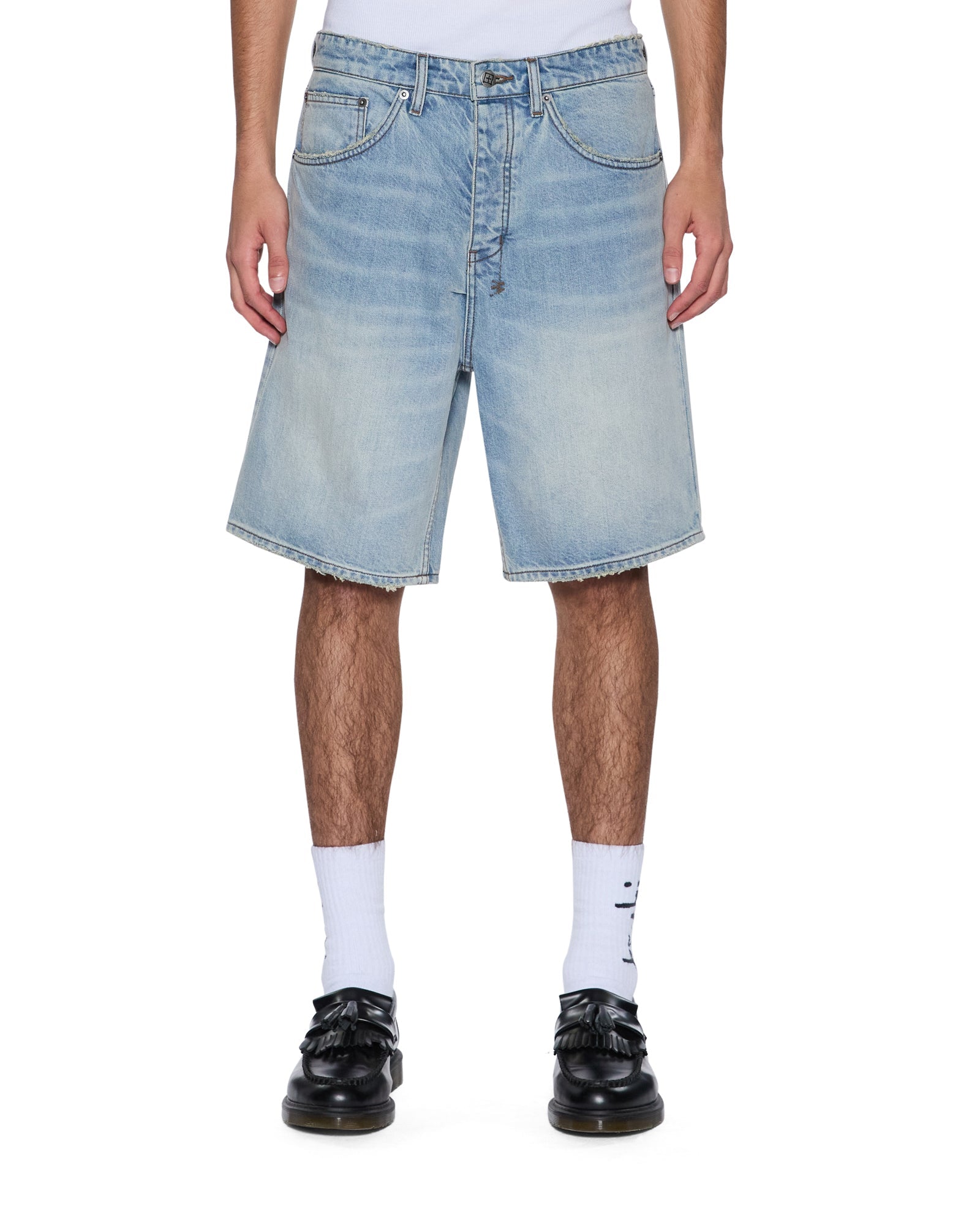 MENS  ANTI SHORT SCATTER BLUE RELAXED WALKSHORTS