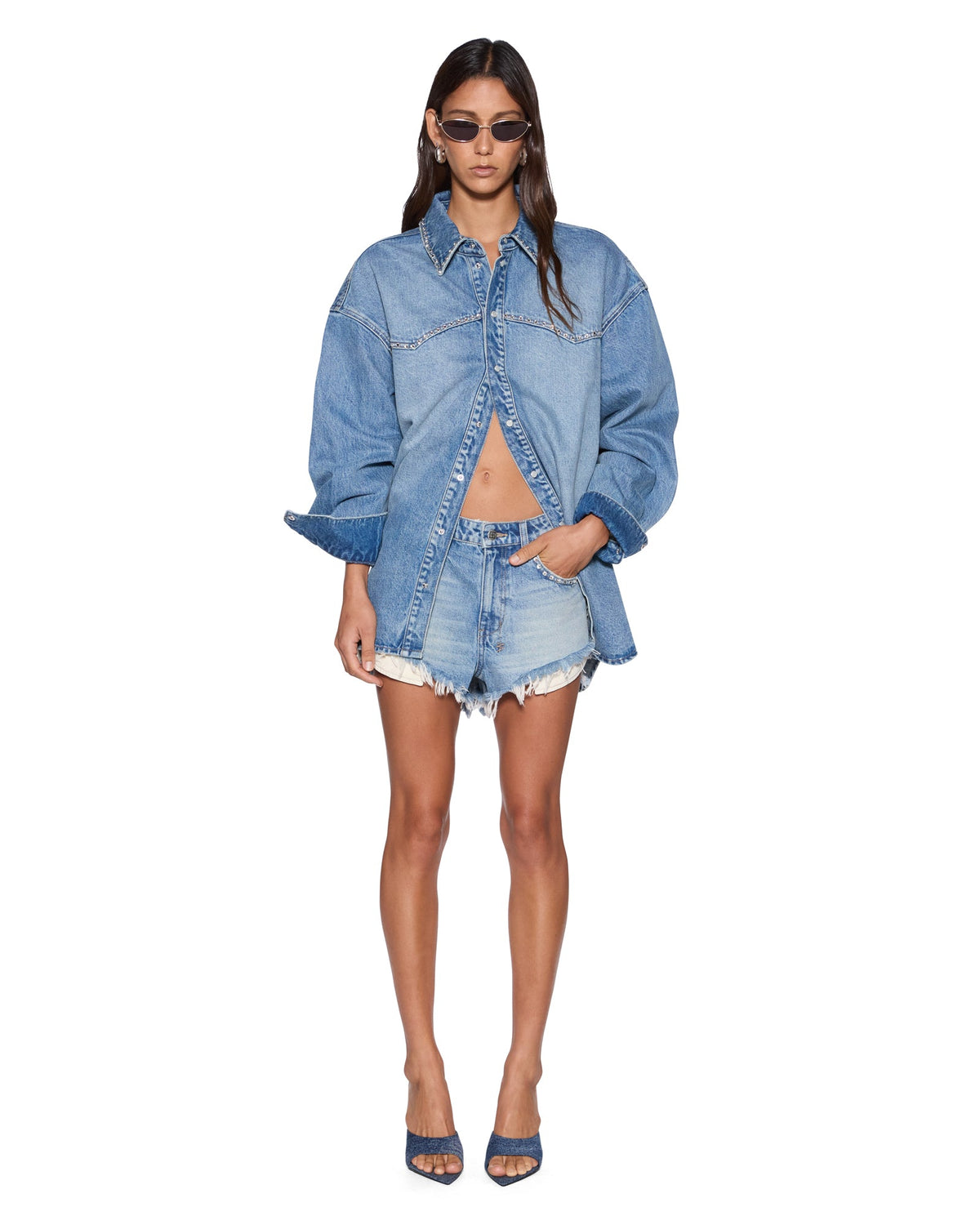 WOMENS KUT OFF DENIM SHORT MAVERIK KRYSTAL WALKSHORTS