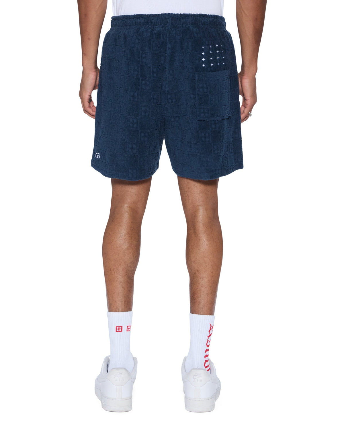 MENS LOUNGE SHORT NAVY WALKSHORTS