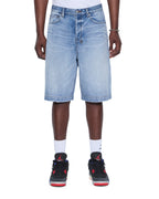 Mens Maxx Short Dakota Blue Oversized Walkshorts - Denim