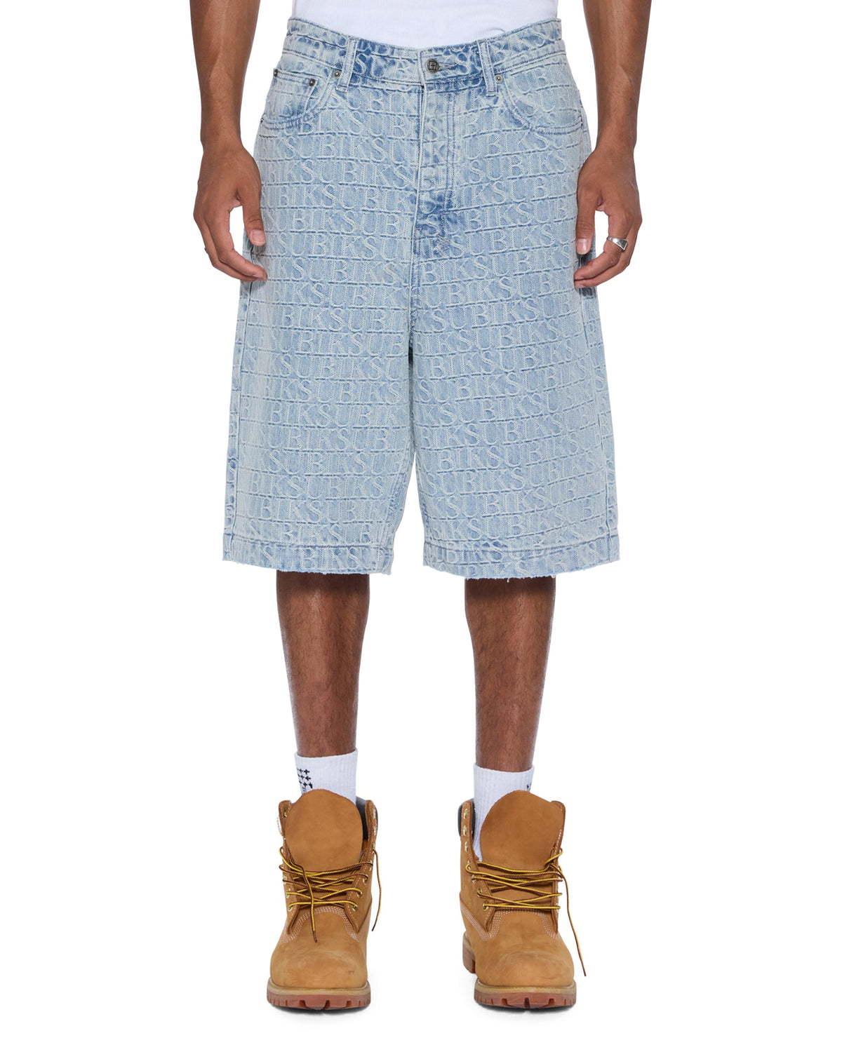 Mens Maxx Short Tile Relaxed Walkshorts - Denim