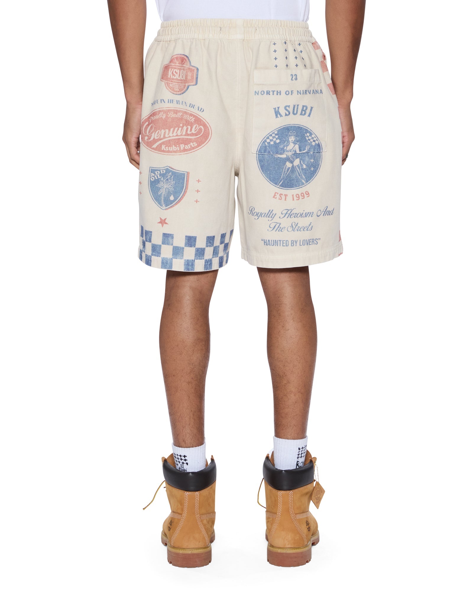MENS  PITT LANE LIFE SHORT PRINTED RELAXED WALKSHORTS