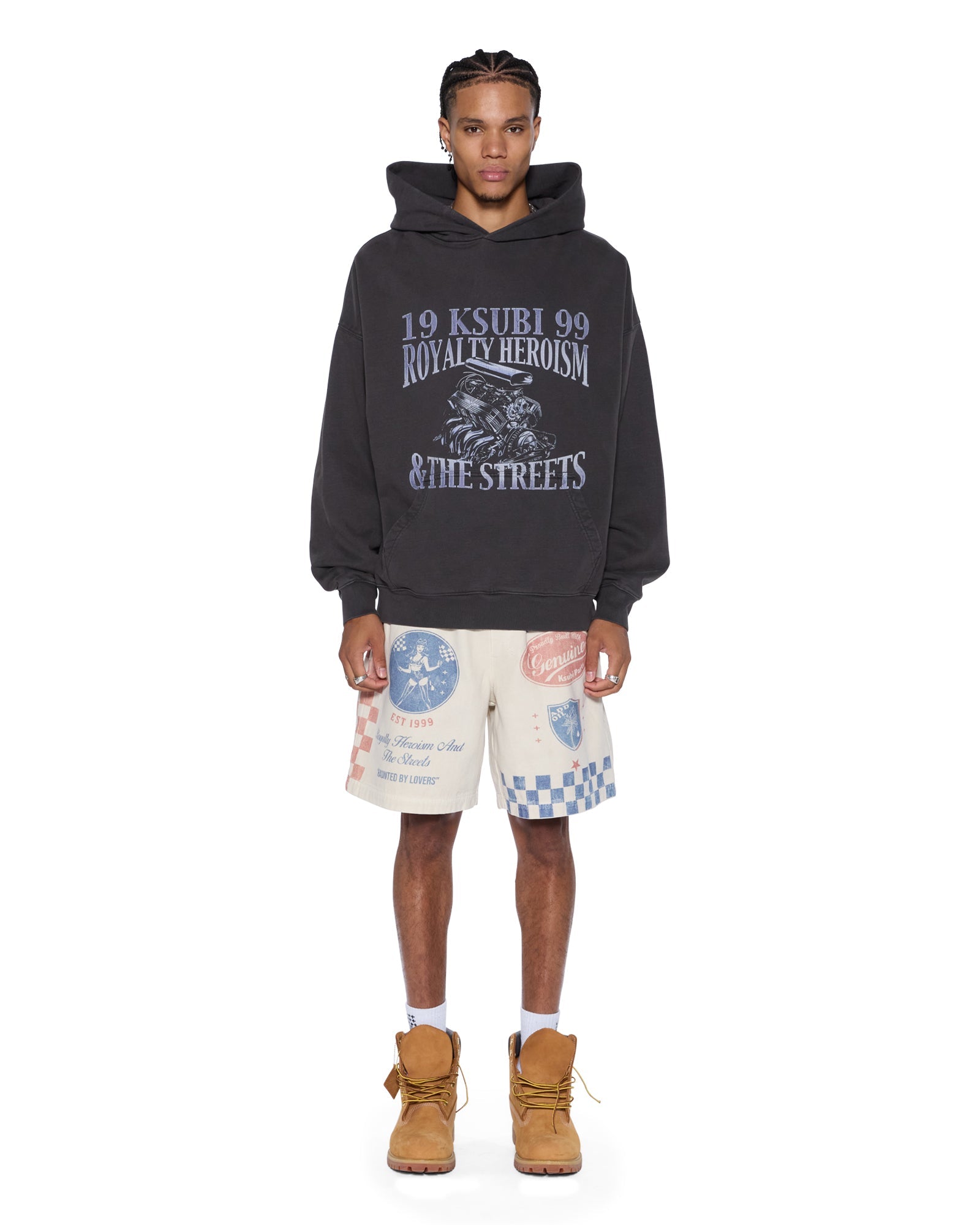 MENS  PITT LANE LIFE SHORT PRINTED RELAXED WALKSHORTS
