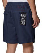 Mens Rugger Short Navy Regular Walkshorts - Navy