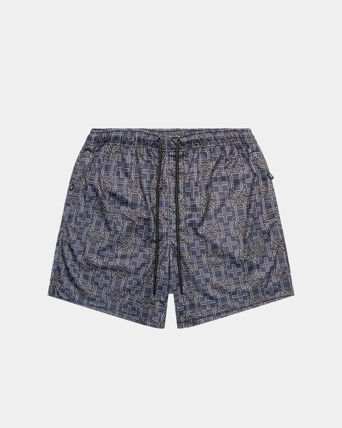 Mens Plus Mesh Short Navy Regular Walkshorts - Navy