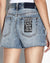 WOMENS  RISE N HI SHORTS HAVEN REPAIR FITTED WALKSHORTS