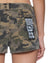 WOMENS  MICRO SHORT CAMO REGULAR WALKSHORTS