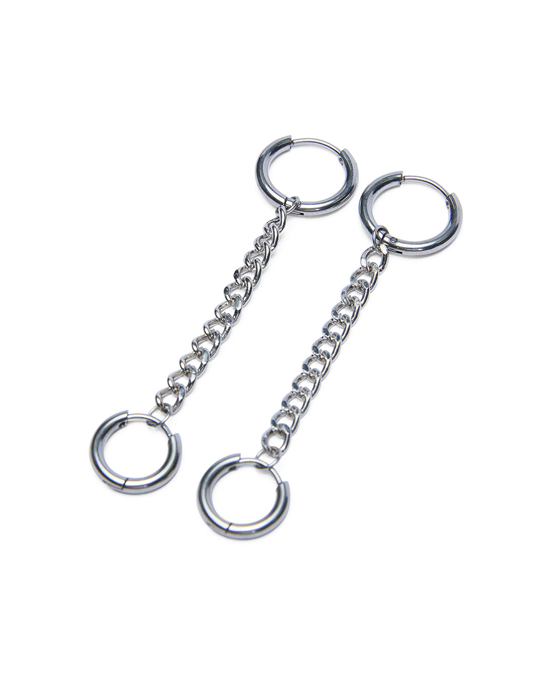  SILVER CHAINLINK HUGGIES JEWELLERY