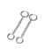  SILVER CHAINLINK HUGGIES JEWELLERY