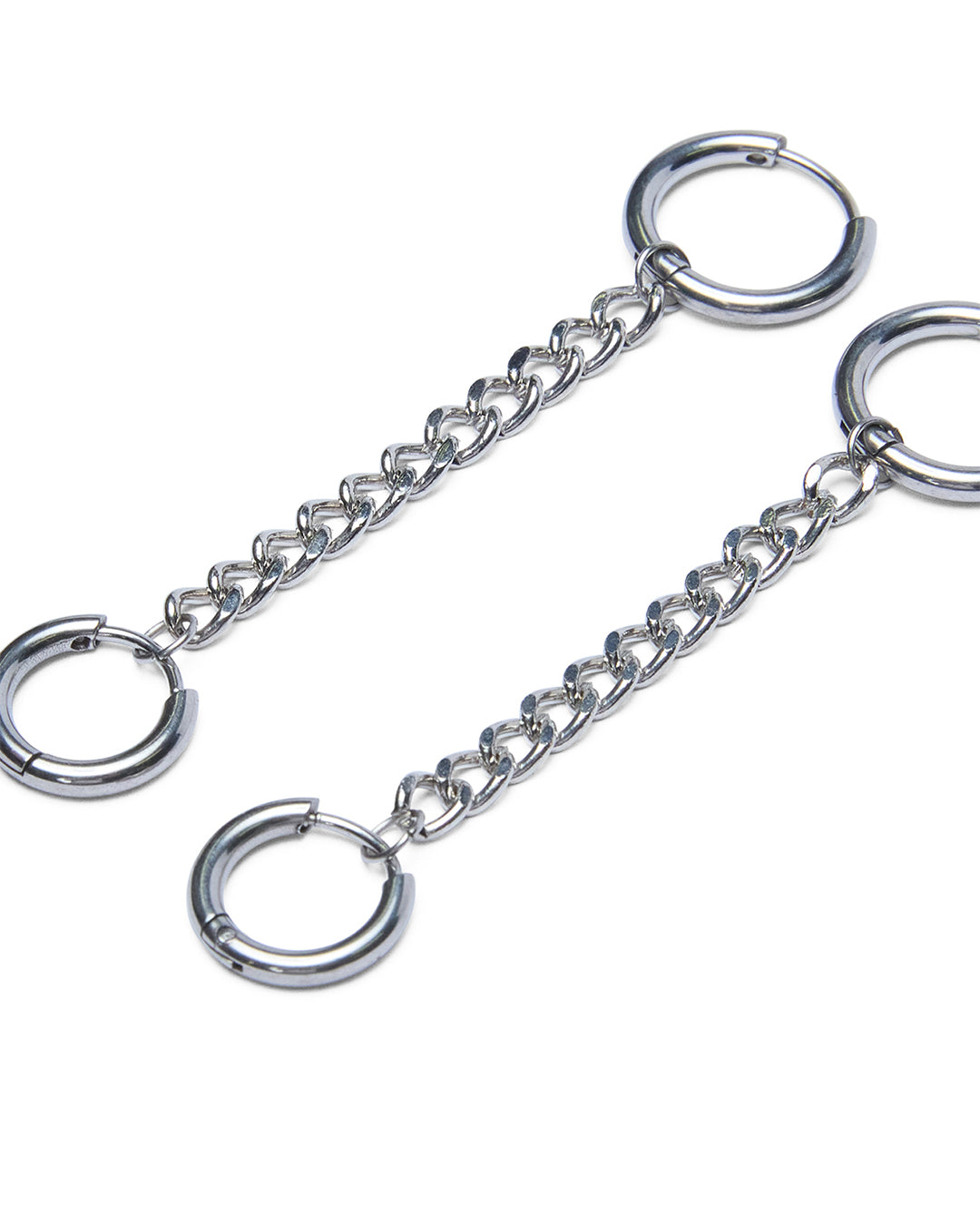  SILVER CHAINLINK HUGGIES JEWELLERY